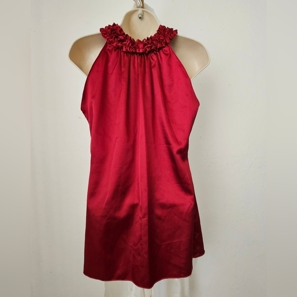 NWT MAX STUDIO Magenta Medium Blouse - Picture 3 of 9